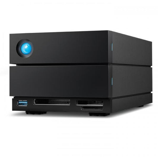 LaCie 2big Dock array di dischi 48 TB Desktop Nero [STLG48000400]