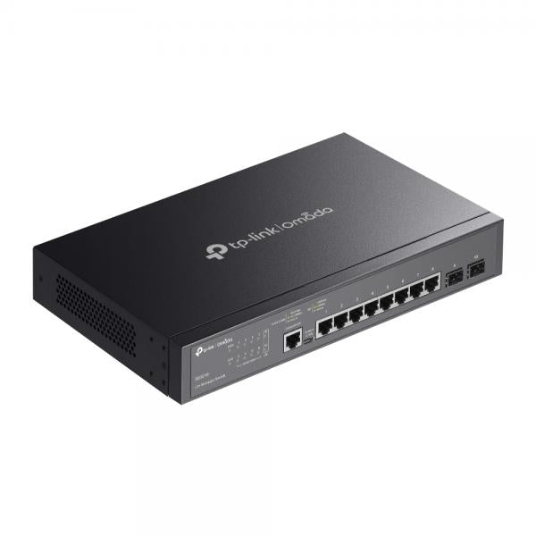 TP-Link - SG3210 - JetStream 8-Port Gigabit L2+ Managed Switch with 2 SFP Slots, 8x Gigabit RJ45 Ports, 2x Gigabit SFP Slots, RJ45/Micro-USB Console Port, 1U 13-inch Rack-mountable Steel Cas [SG3210]