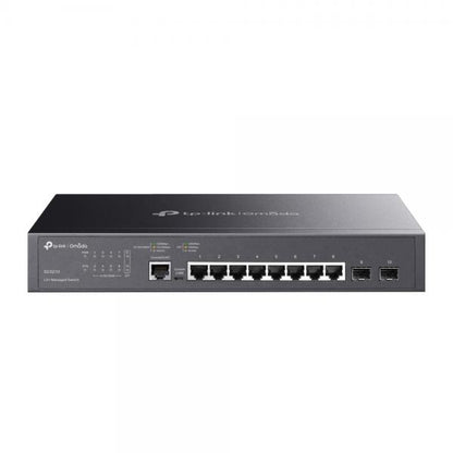 TP-Link - SG3210 - JetStream 8-Port Gigabit L2+ Managed Switch with 2 SFP Slots, 8x Gigabit RJ45 Ports, 2x Gigabit SFP Slots, RJ45/Micro-USB Console Port, 1U 13-inch Rack-mountable Steel Cas [SG3210]