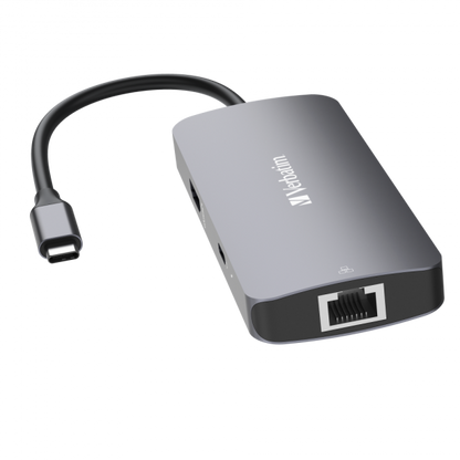 Verbatim CMH-05 USB tipo C 5000 Mbit/s Plata [32150]