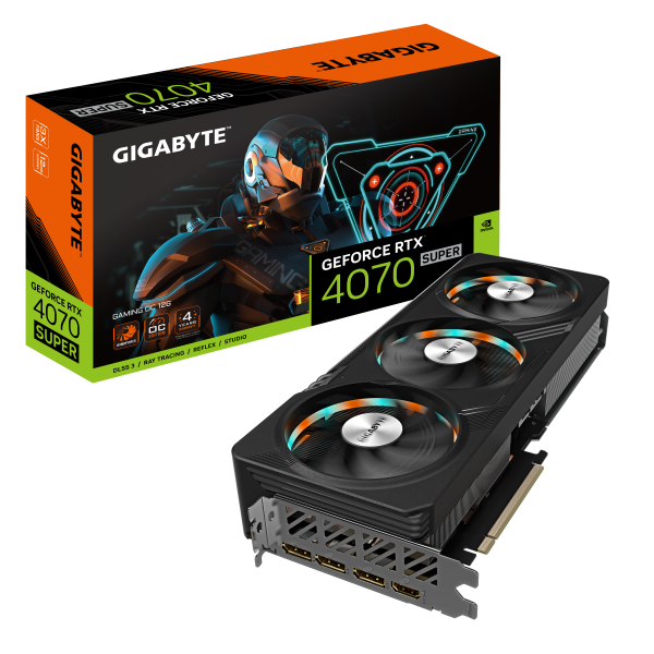 VGA GIGABYTE GEFORCE RTX 4070 SUPER GAMING OC 12GB [GVN407SGAMINGOC12GD]