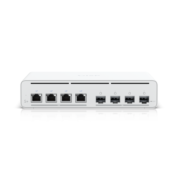 Ubiquiti - 2.5 GbE PoE switch for ISP applications. 27V PASSIVE POE OUTPUT UISP-S-Plus-Eu [UISP-S-Plus-Eu]