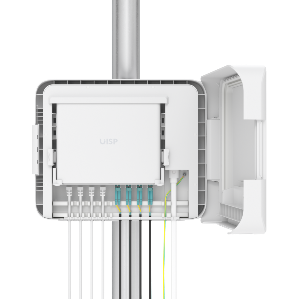 Ubiquiti - UISP-Box-Plus - Weatherproof enclosure for the UISP Switch Plus, Includes (1) Fiber Strain Relief Kit UISP-Box-Plus [UISP-Box-Plus]