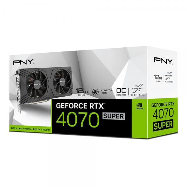 PNY GeForce RTX 4070 SUPER 12GB OC DF NVIDIA GDDR6X [VCG4070S12DFXPB1-O]