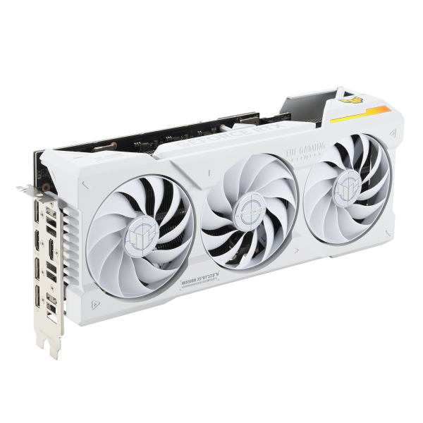 ASUS VGA GEFORCE RTX 4070 TI SUPER, TUF-RTX4070TIS-O16G-WHITE-GAMING, 16GB GDDR6X, 2HDMI/3DP, BIANCA [TF-RTX4070TIS-O16W-G]