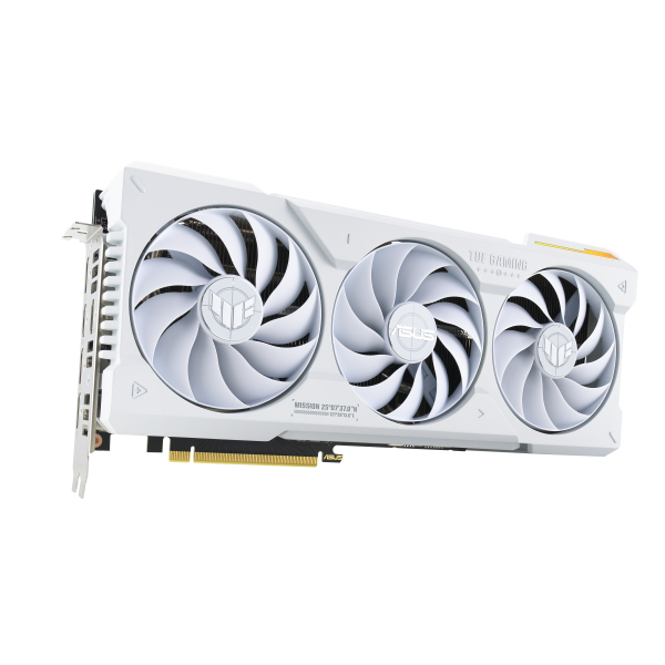 ASUS VGA GEFORCE RTX 4070 TI SUPER, TUF-RTX4070TIS-O16G-WHITE-GAMING, 16GB GDDR6X, 2HDMI/3DP, BIANCA [TF-RTX4070TIS-O16W-G]