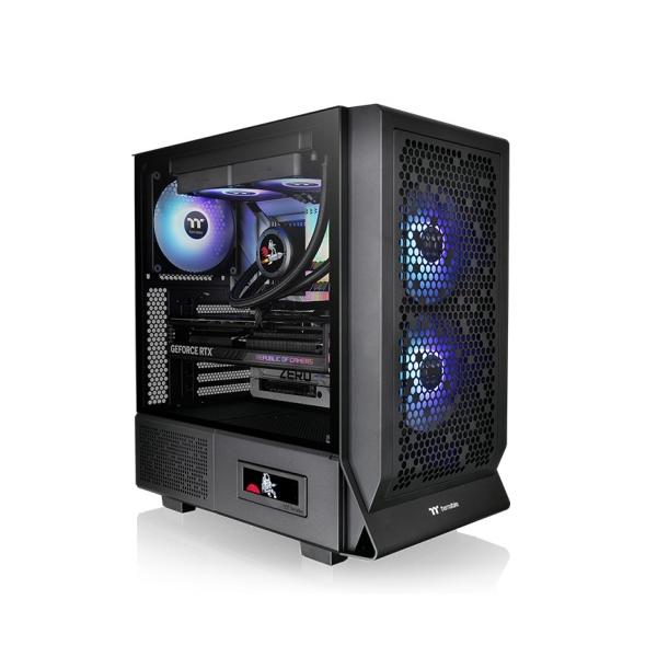 THERMALTAKE CASE M.TOWER CERES 330 TG ARGB BLACK WIN SPCC TG 2FAN*CT140 ARG [CA-1Y2-00M1WN-01]