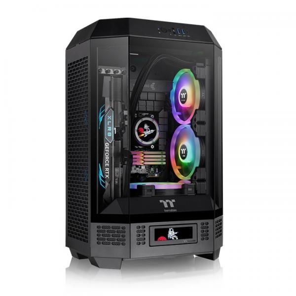 THERMALTAKE CASE MICRO THE TOWER 300 BLACK WIN SPCC 3*TG 2FAN*CT140 METAL P [CA-1Y4-00S1WN-00]