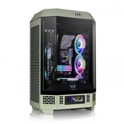 THERMALTAKE CASE MICRO THE TOWER 300 MATCHA GR. WIN SPCC 3*TG 2FAN*CT140 ME [CA-1Y4-00SEWN-00]