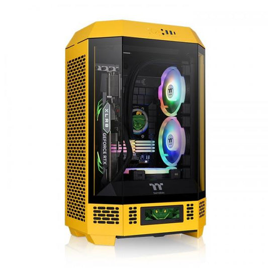 THERMALTAKE CASE MICRO THE TOWER 300 BUMBLEBEE WIN SPCC 3*TG 2FAN*CT140 MET [CA-1Y4-00S4WN-00]