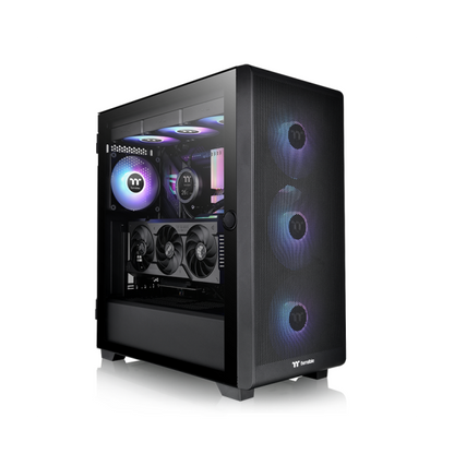 CAJA THERMALTAKE M.TOWER S250 TG ARGB TG 4xCT120 ARGB VENTILADOR [CA-1Y6-00M1WN-00] 