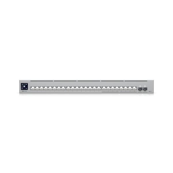 Ubiquiti - USW-Pro-Max-24-EU - Conmutador Etherlighting UniFi de 24 puertos de capa 3 con 8 puertos de 2,5 GbE, 16 puertos GbE, 2 puertos 10G SFP+ USW-Pro-Max-24-EU [USW-Pro-Max-24 -UE] 