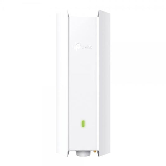 TP-Link - EAP623-Outdoor HD - AX1800 Indoor/Outdoor Dual-Band Wi-Fi 6 Access Point, 1x Gigabit RJ45 Port, 574Mbps at 2.4 GHz + 1201 Mbps at 5 GHz, 802.3at PoE and 48V/0.5A Passive PoE, IP67 [EAP623-OutdoorHD]