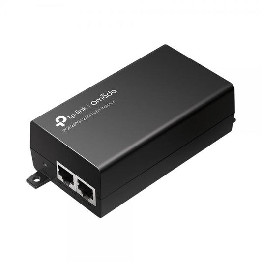 TP-Link - POE260S - 2.5G PoE+ Injector Adapter, 1x 2.5G PoE Port, 1x 2.5G Non-PoE Port, 802.3at/af Compliant POE260S [POE260S]