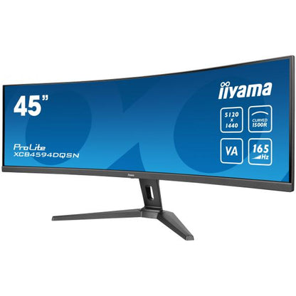 iiyama G-MASTER 45"LCD Curved Bus. UWQHD Monitor PC 114,3 cm (45") 5120 x 1440 Pixel Dual QHD LED Nero [XCB4594DQSN-B1]