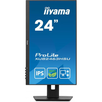 Iiyama ProLite 24 inch - Full HD IPS LED Monitor - 1920x1080 - Pivot / HAS [XUB2463HSU-B1]