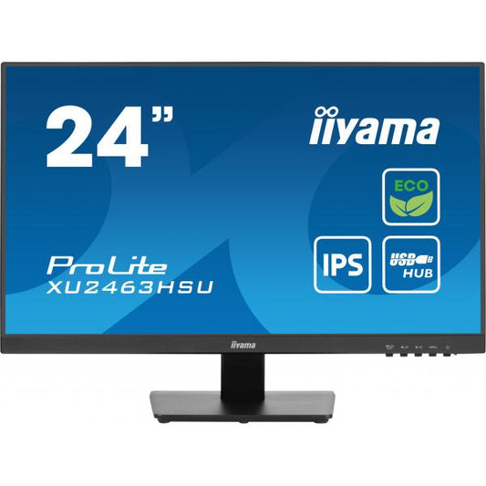 iiyama ProLite XU2463HSU-B1 Monitor PC 60,5 cm (23.8") 1920 x 1080 Pixel Full HD LED Nero [XU2463HSU-B1]