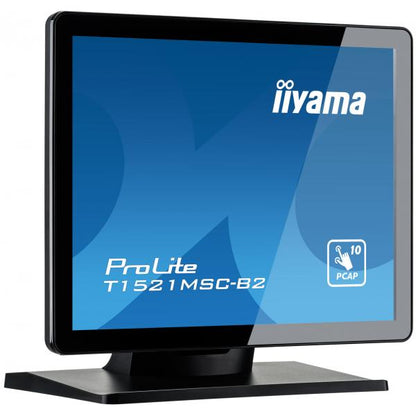 iiyama ProLite T1521MSC-B2 Monitor PC 38,1 cm (15") 1024 x 768 Pixel XGA LED Touch screen Da tavolo Nero [T1521MSC-B2]