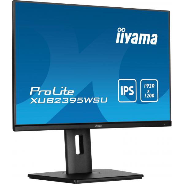 Iiyama ProLite 23 inch - WUXGA IPS LED Monitor - 1920x1200 - Pivot / HAS [XUB2395WSU-B5]