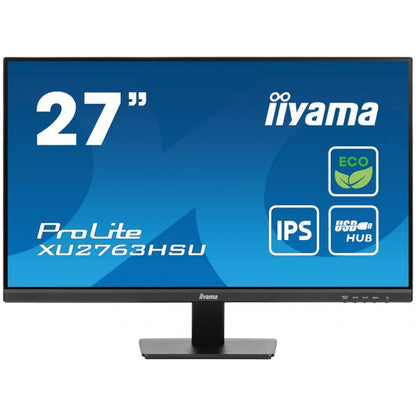 iiyama ProLite XU2763HSU-B1 Monitor PC 68,6 cm (27") 1920 x 1080 Pixel Full HD LED Nero [XU2763HSU-B1]