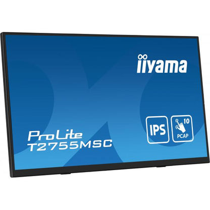 iiyama ProLite T2755MSC-B1 Monitor para PC 68,6 cm (27") 1920 x 1080 Pixeles Full HD LED Pantalla táctil Escritorio Negro [T2755MSC-B1] 