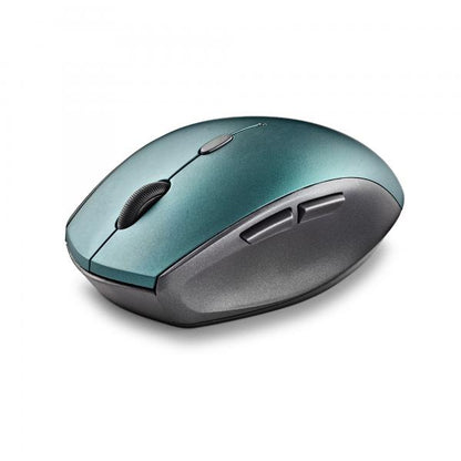 NGS MOUSE BLU ERGONOMICO SENZAFILI E BOTTONI SILENZIOSI [BEEBLUE]