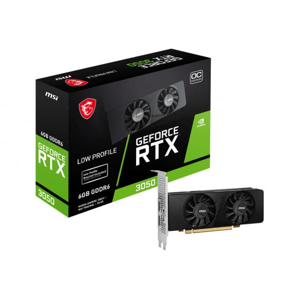 MSI GEFORCE RTX 3050 LP 6G OC scheda video NVIDIA 6 GB GDDR6 [RTX3050LP6GOC]