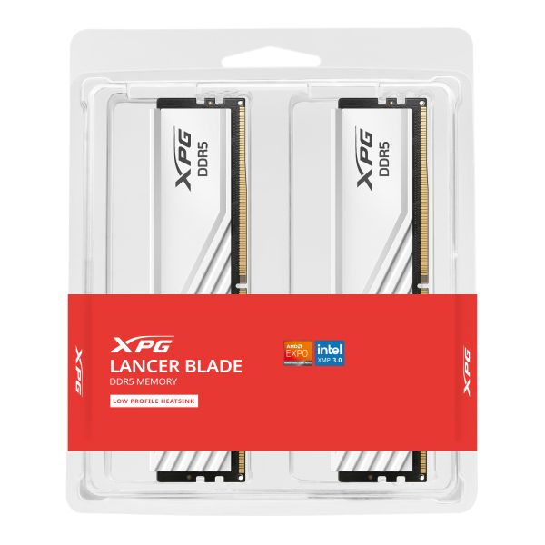 MEM DDR5 ADATA XPG LANCER BLADE 32GB(2x16GB)6000MHz BLANCO X5U6000C3016G-DT [AX5U6000C3016GDTLABW] 