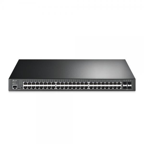 TP-Link Omada SG3452XP conmutador de red Gestionado L2+ Gigabit Ethernet (10/100/1000) Soporte Alimentación sobre Ethernet (PoE) 1U Negro [SG3452XP] 