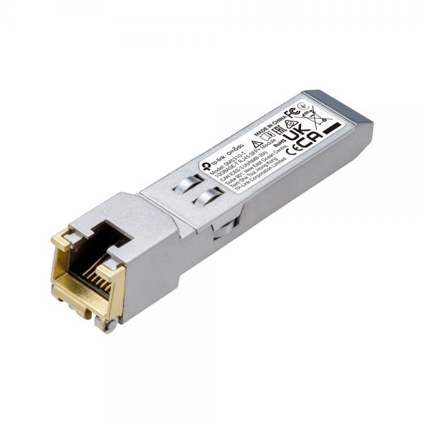 TP-Link - TSM5310-T - 10GBASE-T RJ45 SFP+ Module, 10Gbps RJ45 Copper Transceiver, Plug and Play with SFP+ Slot, Support DDM (Temperature and Voltage), Up to 30 m Distance (Cat6a or above) SM [SM5310-T]