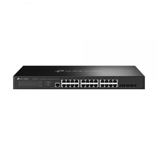 TP-Link Omada SG3428X-M2 switch di rete Gestito L2+ 2.5G Ethernet (100/1000/2500) 1U Nero [SG3428X-M2]