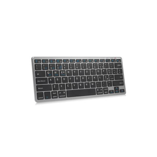 Hamlet XKK400CWB-IT Hogar teclado inalámbrico RF + Bluetooth QWERTY Italiano Negro [XKK400CWB-IT]