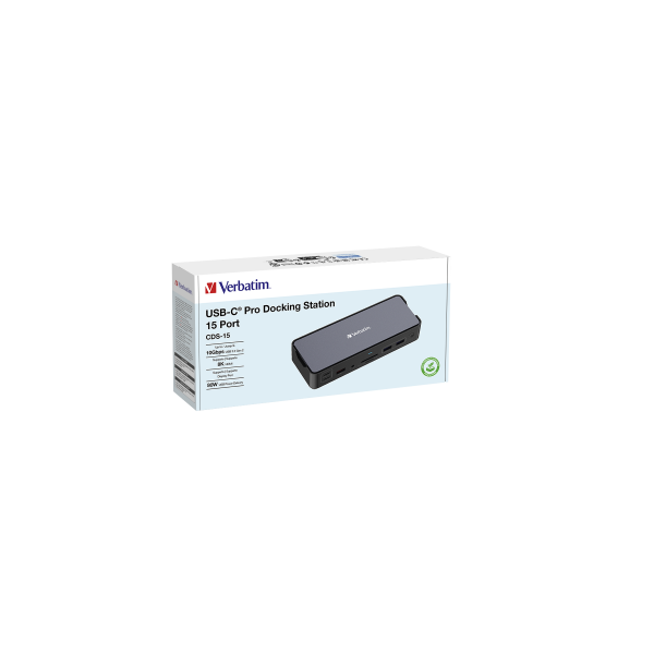 Verbatim CDS-15 Con cable USB 3.2 Gen 1 (3.1 Gen 1) Type-C Negro, Gris [32171] 