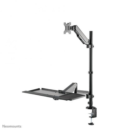 Neomounts 17-23 inch - Sit-Stand Workstation - Screen/Mouse/Keybaord - Full Motion - Desk Mounted [DS90-325BL1]