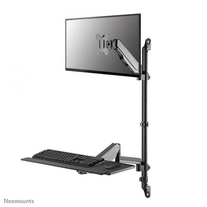 Neomounts 17-23 inch - Sit-Stand Workstation - Screen/Mouse/Keyboard - Full Motion - Wall Mounted [WL90-325BL1]