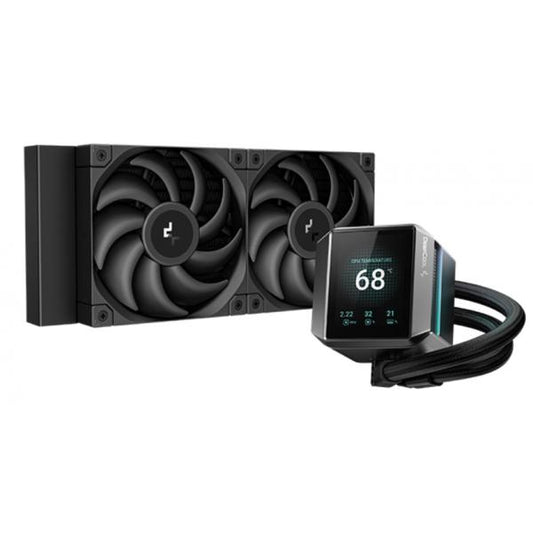 DEEPCOOL RAFF. LIQUIDO MYSTIQUE 240 TFT 2.8'' R-LX550-BKDSNC-G-1 [R-LX550-BKDSNC-G-1]