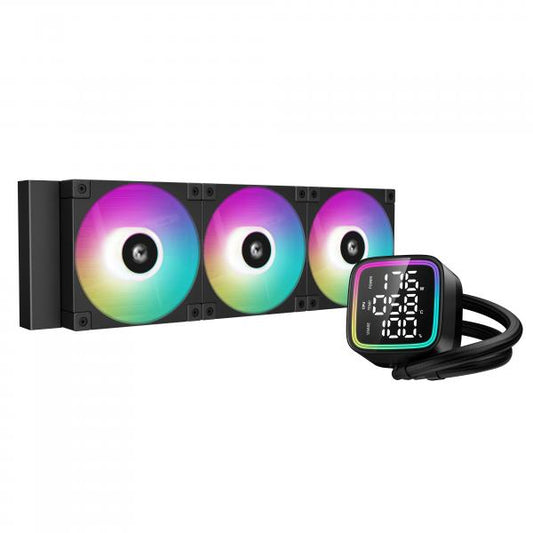 DEEPCOOL RAFF. CPU LIQUIDO LD360 LED RGB & DISPLAYR-LD360-BKMSN-G-1 [R-LD360-BKMSN-G-1]