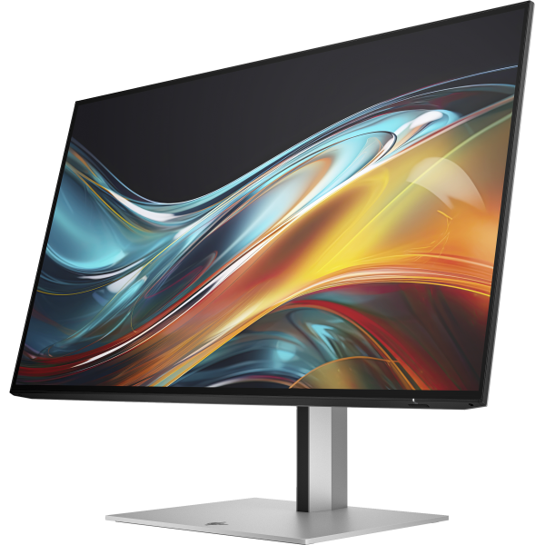 HP Monitor FHD serie 7 Pro da 23,8" - Full HD, Nero, Argento [8X530AA#ABB]