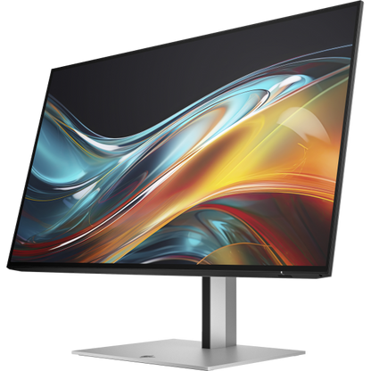 HP Monitor FHD serie 7 Pro da 23,8" - Full HD, Nero, Argento [8X530AA#ABB]