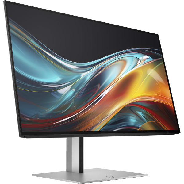 HP Monitor FHD serie 7 Pro da 23,8" - Full HD, Nero, Argento [8X530AA#ABB]