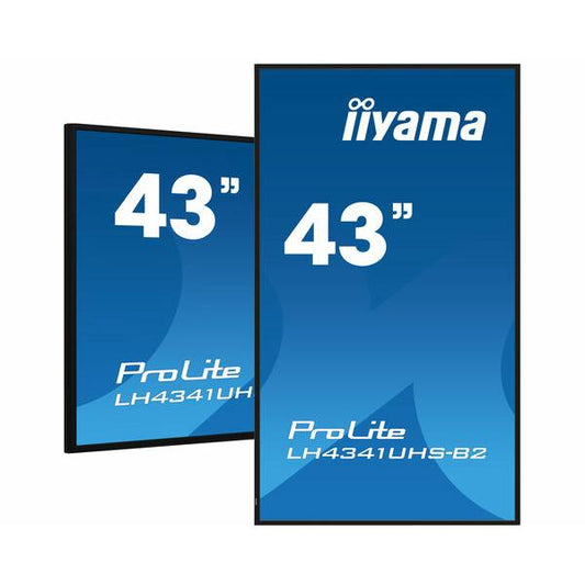 iiyama LH4341UHS-B2 visor de mensajes 108 cm (42.5") LCD 500 cd/m 4K Ultra HD Procesador integrado Android 8.0 18/7 [LH4341UHS-B2] 