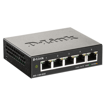 D-LINK SWITCH 5 PORTE GIGABIT MANAGED [DGS-1100-05V2]