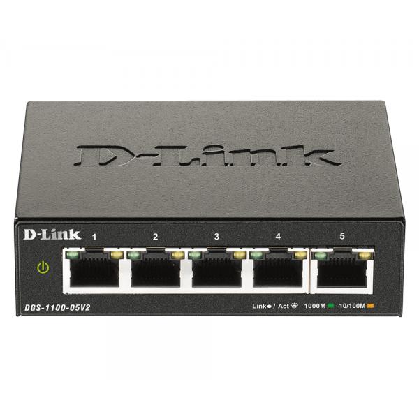 D-LINK SWITCH 5 PORTE GIGABIT MANAGED [DGS-1100-05V2]