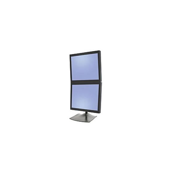 DS100 Dual-Monitor Desk Stand - 2 Monitors - Vertical up to 27 inch - Black [33-091-200]