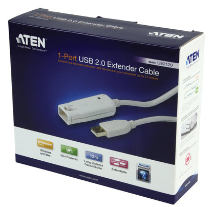 ATEN USB 2.0 Extension Cable 12m UE2120 [UE2120]