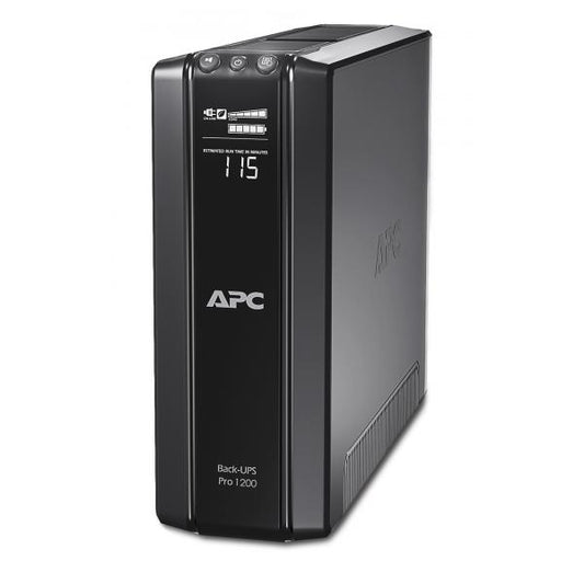 APC Back-UPS Pro Sistema de alimentación ininterrumpida (UPS) Línea interactiva 1,2 kVA 720 W [BR1200G-GR] 