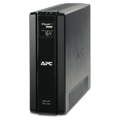 APC Back-UPS Pro Sistema de alimentación ininterrumpida (UPS) Línea interactiva 1,5 kVA 865 W 6 salidas CA [BR1500G-GR] 