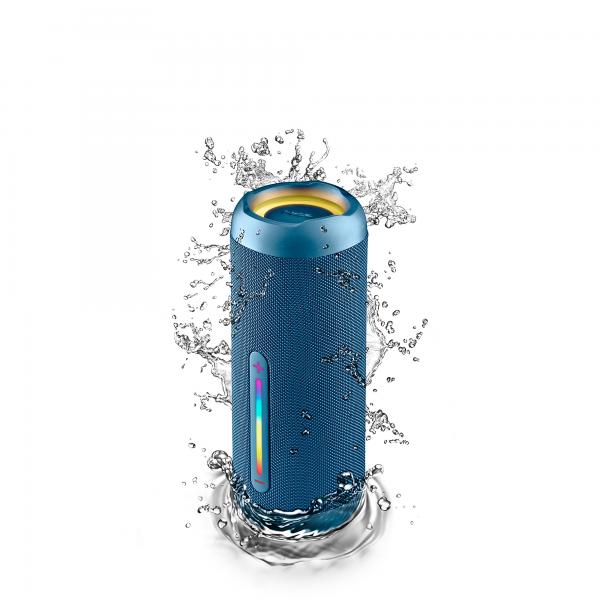 NGS CASSA ACUSTICA WIRELESS COMPATIBILE BLUETOOTH 5,3, 30w output,WATER RESISTANT,CON PORTA USB TF [ROLLERFURIA2BLUE]