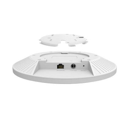 TP-Link - EAP683 UR - Omada AX6000 Ceiling Mount Dual-Band Wi-Fi 6 Access Point, 1x 2.5G RJ45 Port, 1148Mbps at 2.4 GHz + 4804 Mbps at 5 GHz, 802.3at POE+ and 12V DC (Power Adapter is not i [EAP683UR]