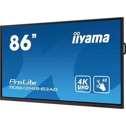 Iiyama ProLite 86 inch - 4K Ultra HD Interactive Display - 3840x2160 [TE8612MIS-B3AG]